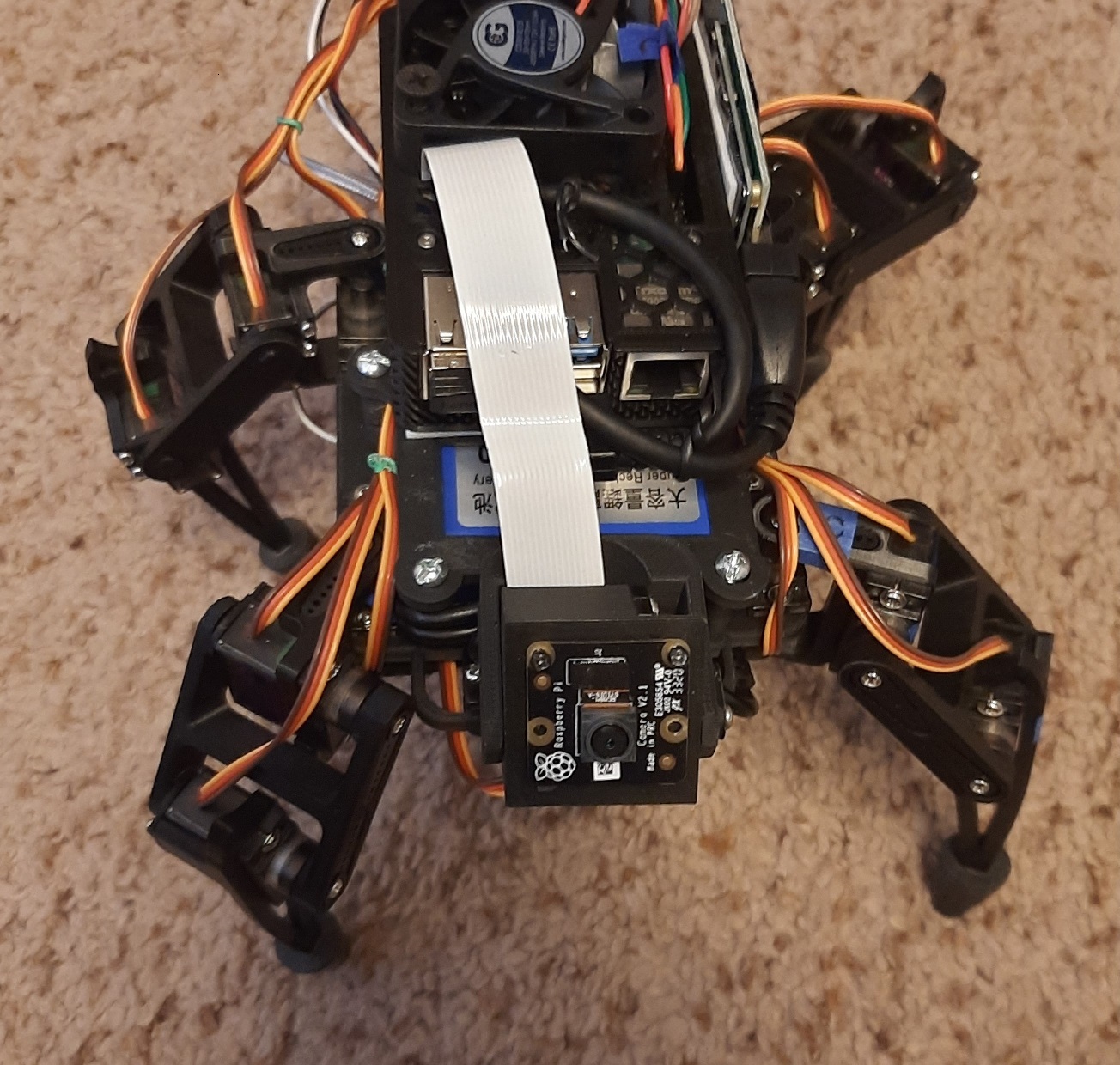 Quadruped robot prototype